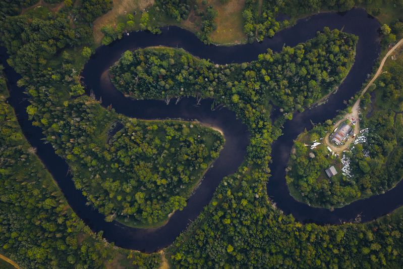 aerial, landscape, river, forest, greenery, campsite, woods, nature, outdoors,river ,twisty ,boat ,boatyard ,nature ,aerial ,murky ,meandering ,winding ,serpentine ,tortuous ,backcountry ,north ,repair ,photography ,naturalwonders ,landscape ,morning ,boa River as a life path.photo preview