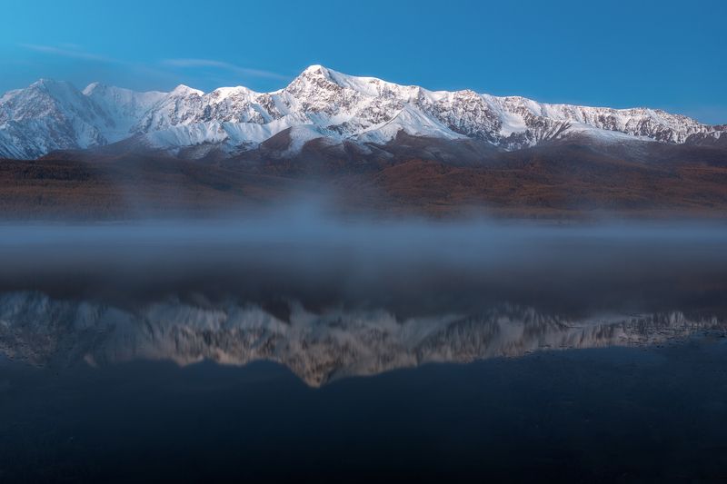 алтай Озеро Джангысколь ранним утромphoto preview