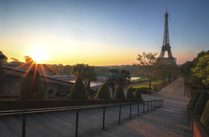 sunrise at Parisphoto preview
