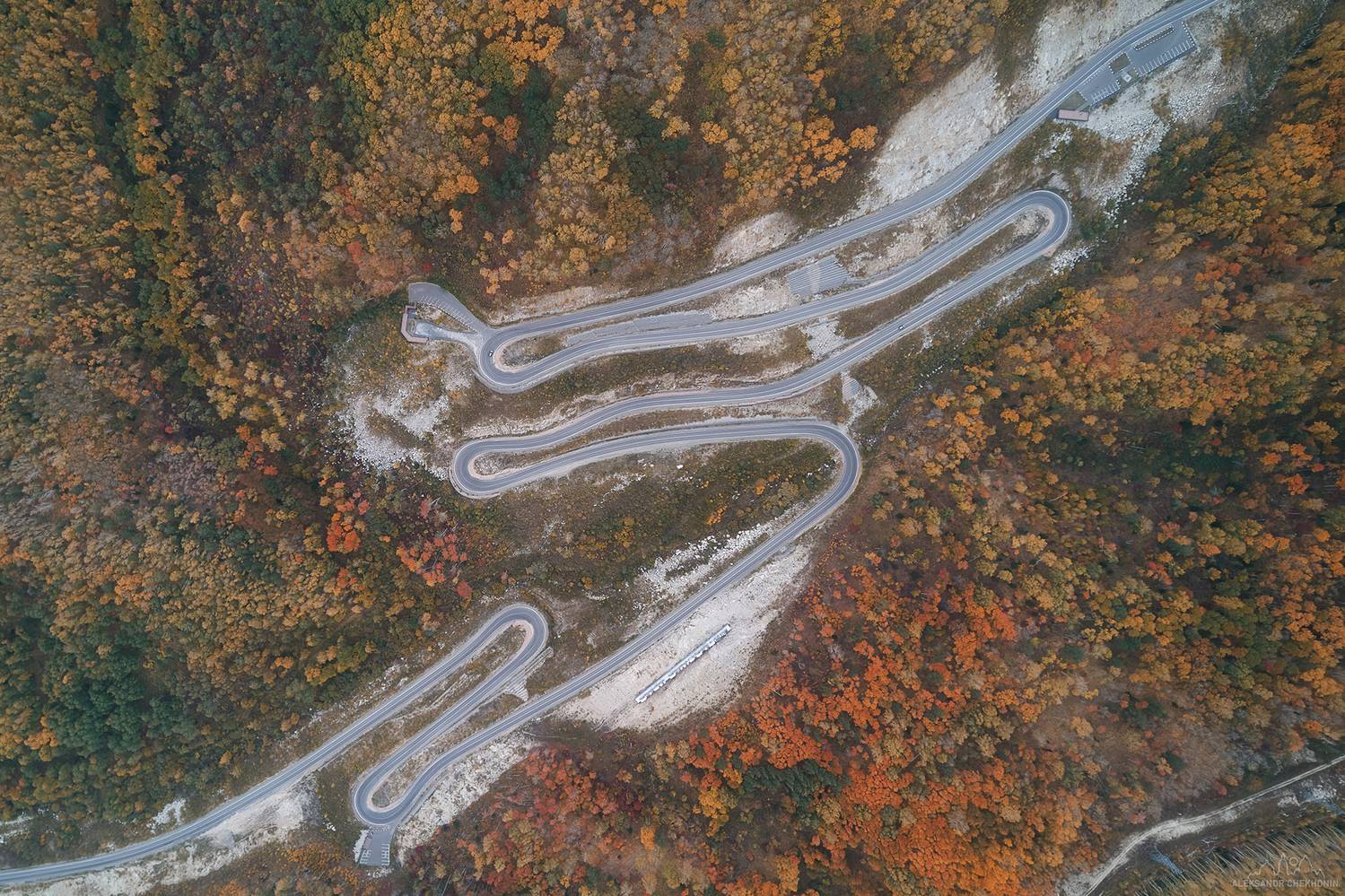 Автор: Чехонин Александр Горный Алтай, осень, серпантин, Белокуриха, Чехонин Александр
