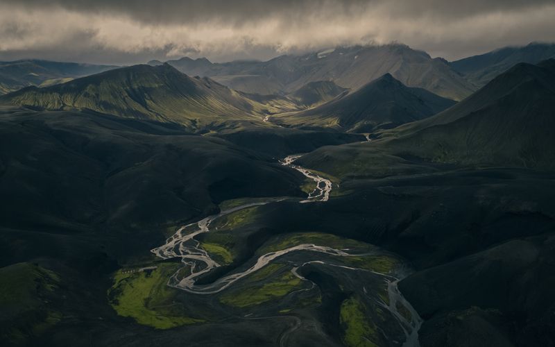пейзаж,аэрофотосъёмка,iceland ...photo preview