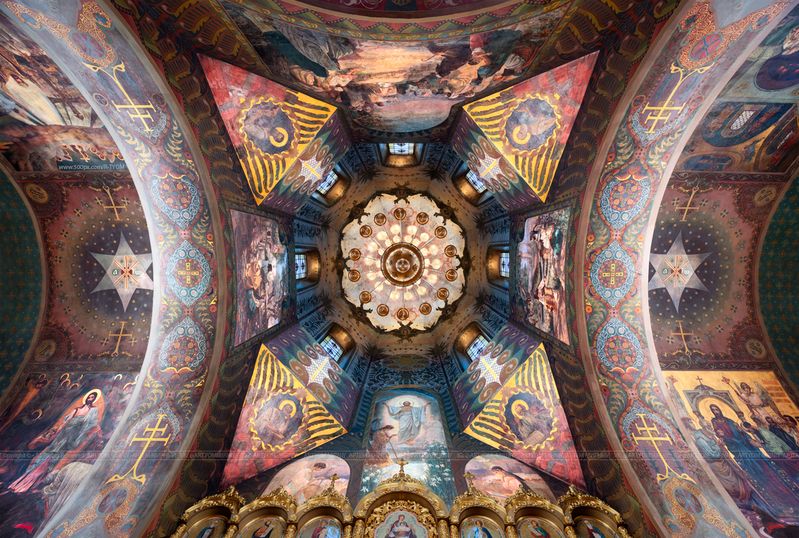 курск, россия, артем мирный, artyom mirniy, kursk, russia, собор, храм, церковь, культура, свет, арт, достопримечательность Воскресенско-Ильинская церковь. Город Курск (Россия)photo preview