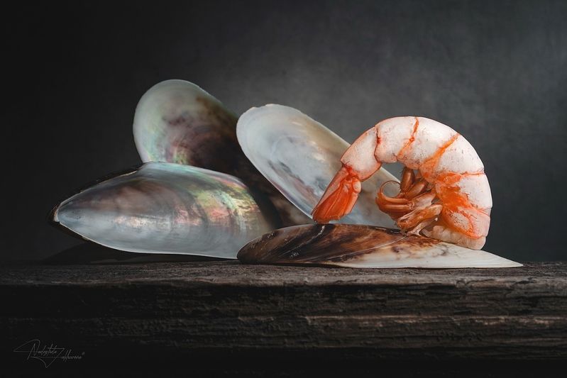 натюрморт, артфото, фудфото, креветки, понедельник, концепт, концептуальный натюрморт, осень2025 УсталЪphoto preview