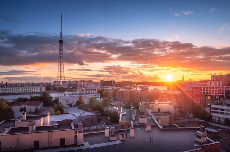 город закат вечер рассвет утро …out the window…photo preview