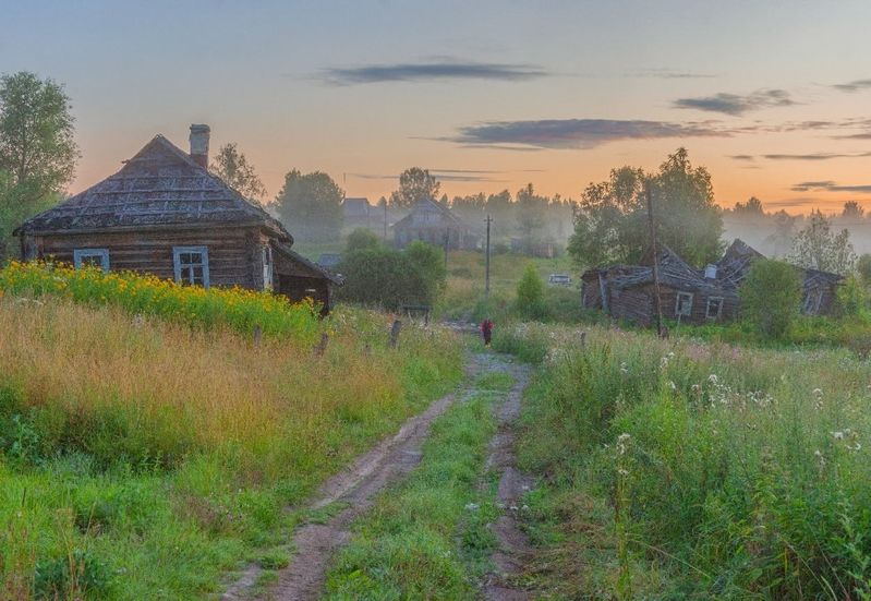 Туманное утро августаphoto preview