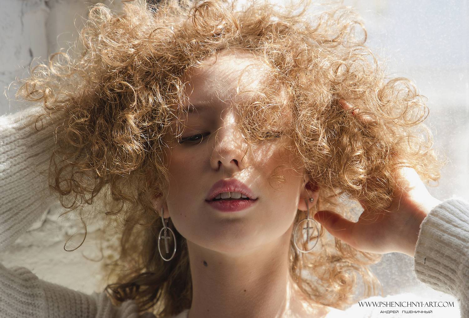 портрет, свет, женский портрет, крупный план, девушка, Пшеничный Андрей