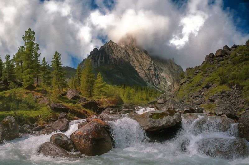 барун-хандагай, саяны, тункинские гольцы Барун-Хандагай фото превью