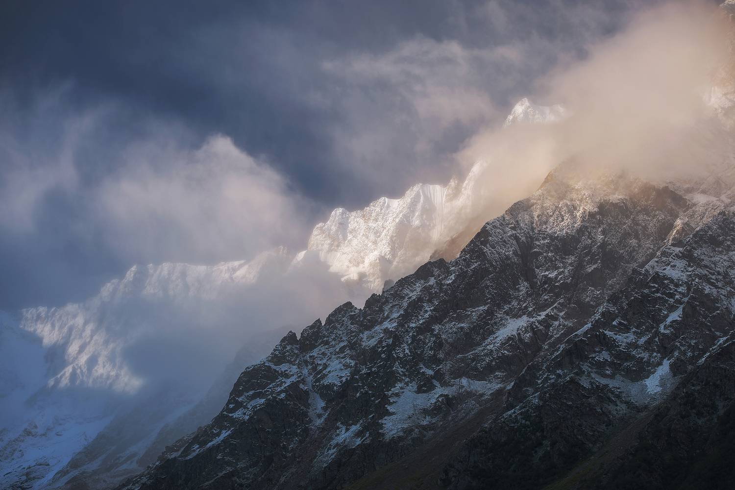 рассвет, кавказ, горы, кбр, тихтенген, Ekaterina Romanova