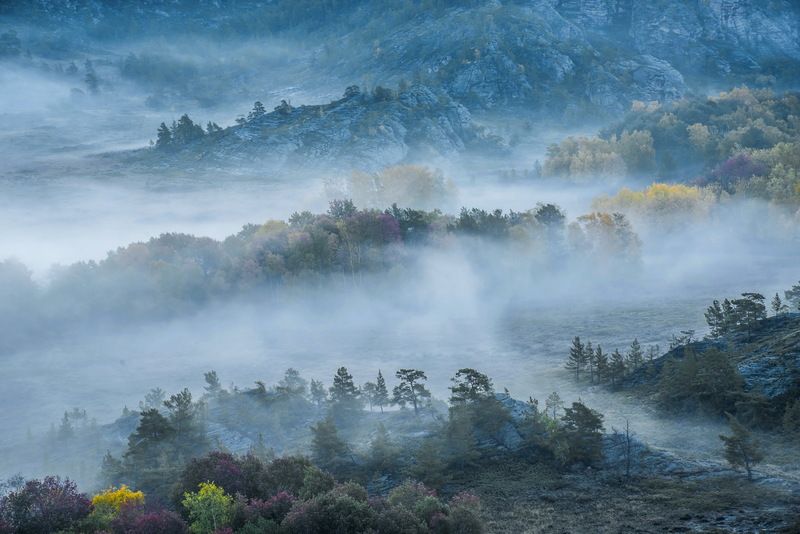 каркаралинск  кент горы Утро В Кентеphoto preview