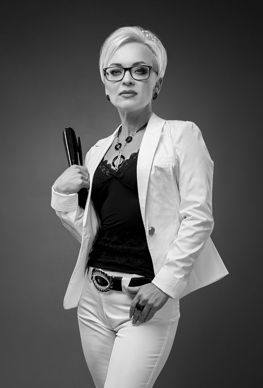 женщина, портрет, чб ***photo preview