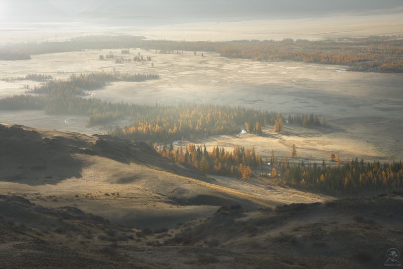 алтай, фототур по алтаю, осень, горы, горный алтай, республика алтай, курай Под вуалью утраphoto preview