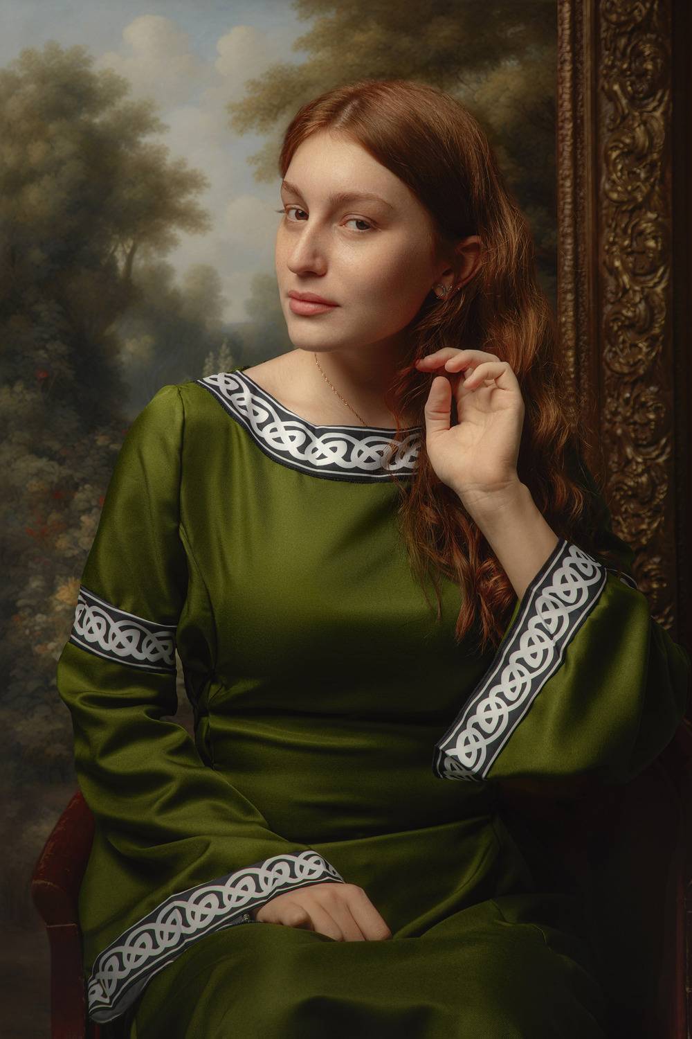 девушка рыжая прерафаэлит , kisandr