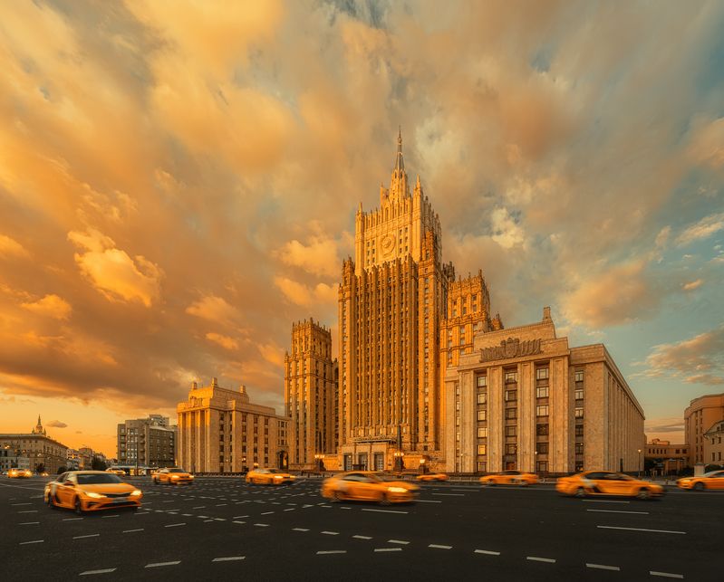 мид, москва, архитектура, такси, городской пейзаж МИДphoto preview