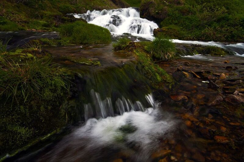 водопад, ручей, вода, командоры Водопад фото превью