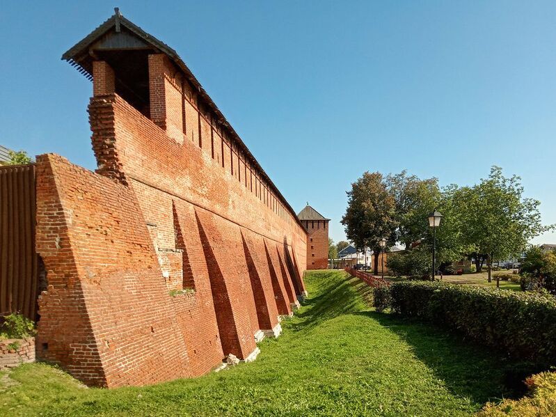 коломна, кремль, ямская башня Коломна. Крепостная стена и Ямская башняphoto preview