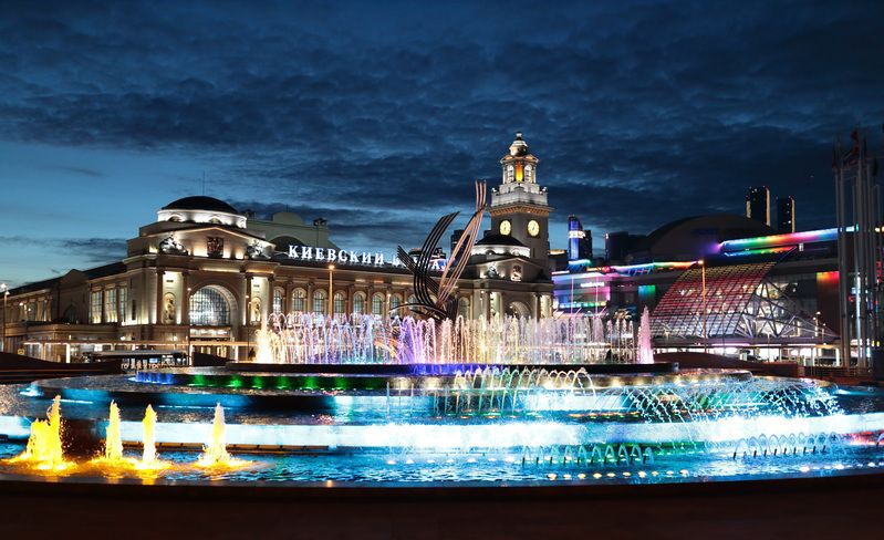 Киевский вокзал. Москва.photo preview