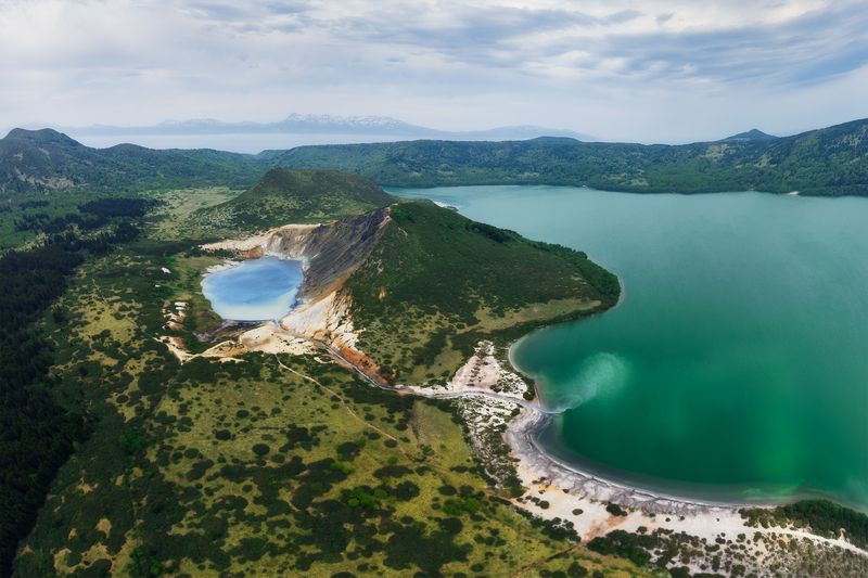 кунашир, сахалин, сахалинская область, курилы, курильские острова, вулкан головнина, вулкан менделеева, кальдера, kuril islands, far east, дальний восток, kunashir, кипящее, горячее, вулкан Вулкан Головнина, Кунаширphoto preview