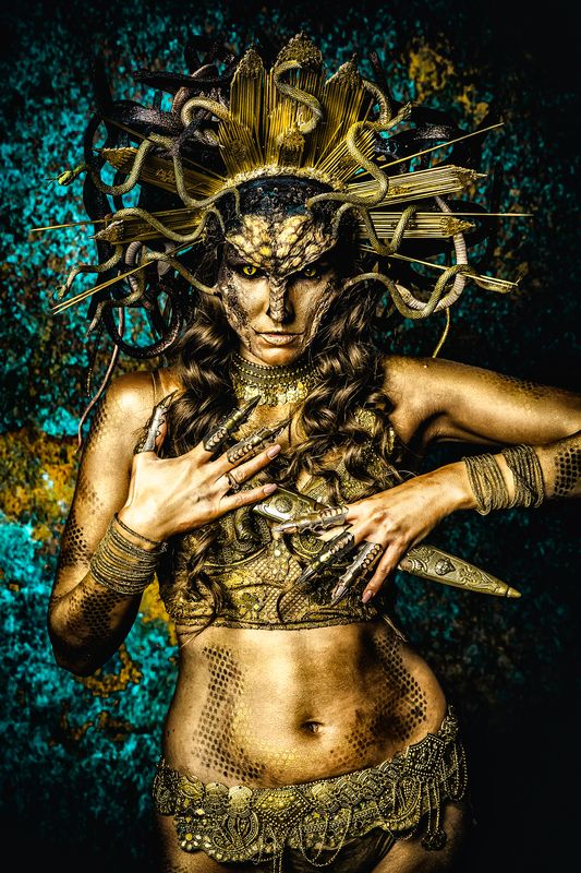 woman, portrait, conceptual, studio, bodyart Look into my eyes and find your truthphoto preview