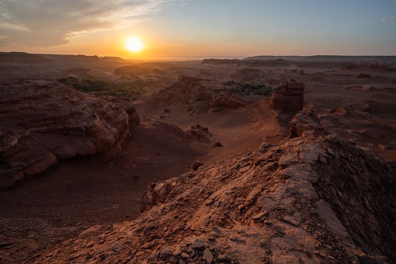 монголия, каньон, закат, восход, рассвет, mongolia, canyon, sunset, sunrise photo preview
