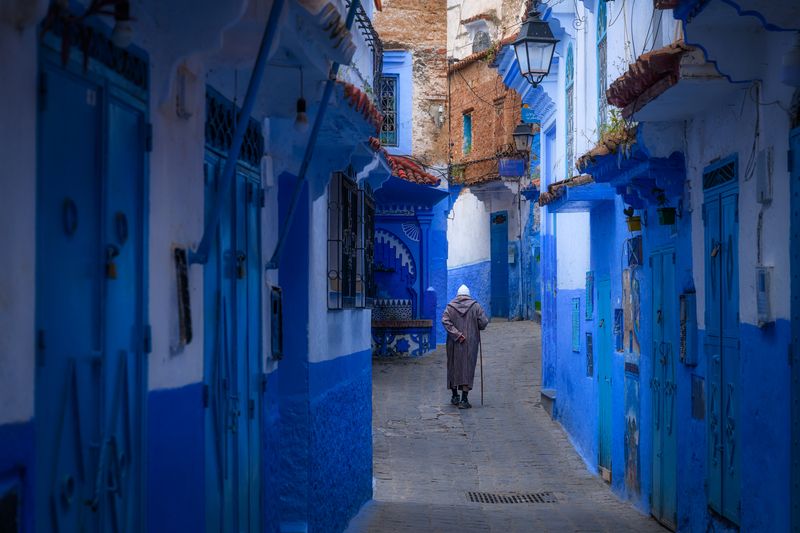 марокко, синий город, шефшауэн, maroc, marocco, street, city, blue, blue city, etnic, africa photo preview