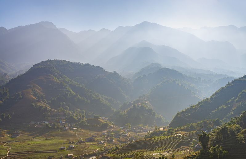 вьетнам, сапа, рисовые террасы Са Паphoto preview