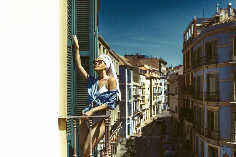 woman, portrait, fashion, beauty, outdoors Malaga Bluesphoto preview