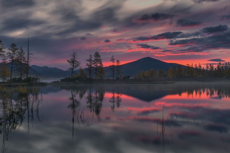 озеро джека лондона Мистика колымских рассветов...photo preview