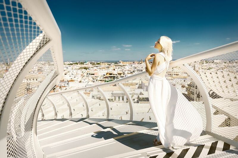 woman, portrait, fashion, beauty, outdoors White City Runwayphoto preview