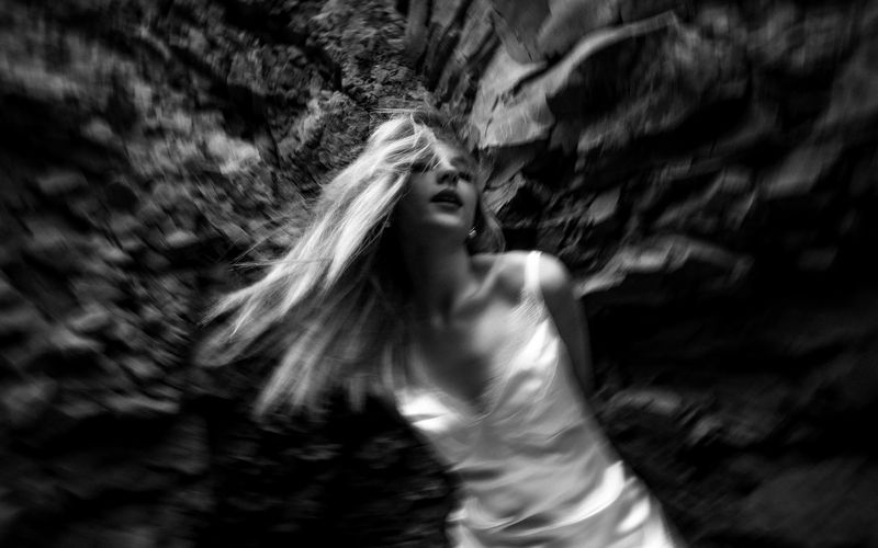 #sea #beach #sunset #girl #dress #waves #ocean #coast #nature Ksyushaphoto preview