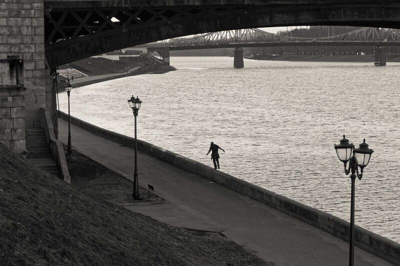 Человек и кошкаphoto preview