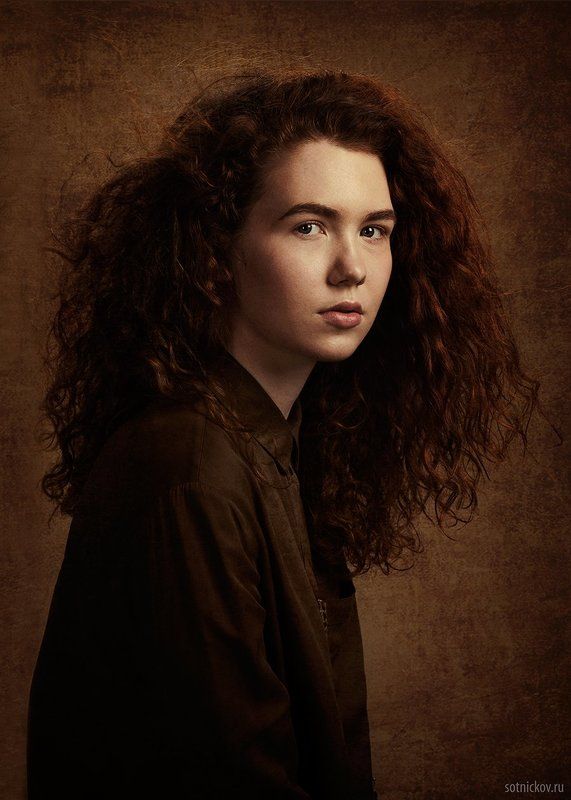 Girl, Portrait, Red, Волосы, Девушка, Портрет, Рыжая oldphoto preview