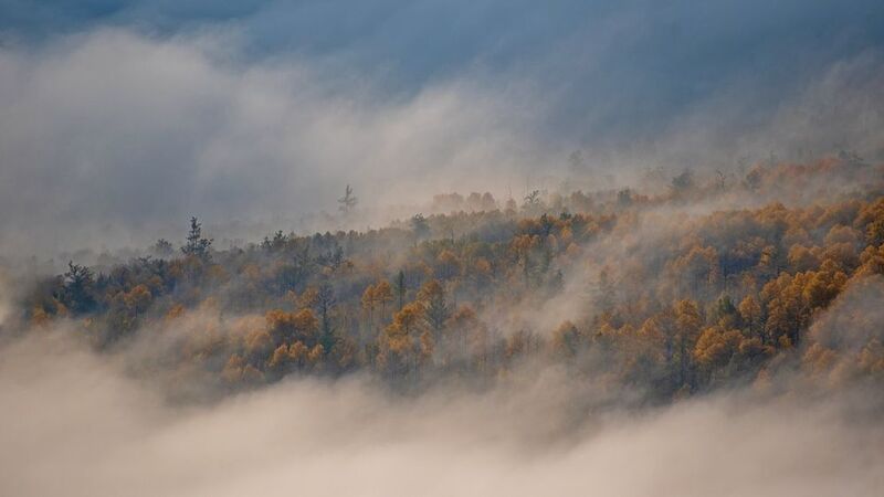 кутурчинское, белогорье, горы, саяны, утро,  скалы, осень, туман Магический туманphoto preview