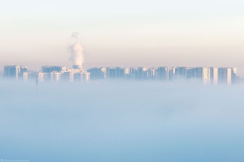 Санкт-Петербург Туманный рассвет фото превью