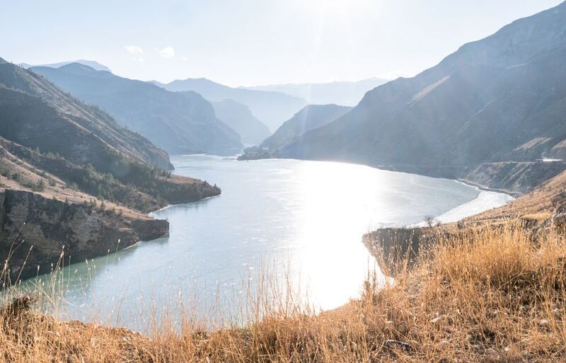 Россия, Дагестан, Хунзах, река Аварское Койсу Солнечный Дагестанphoto preview