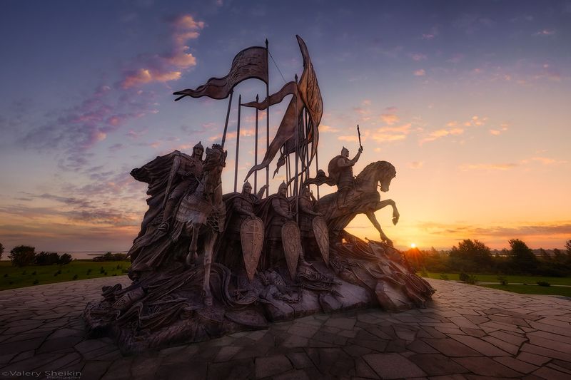 Князь Александр Невский с дружинойphoto preview