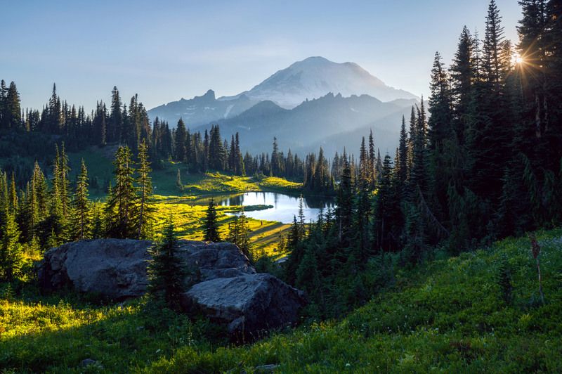 Вечер на озере Little Tipsoophoto preview