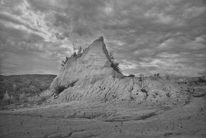 старый карьер, индустриальный пейзаж Доломитphoto preview