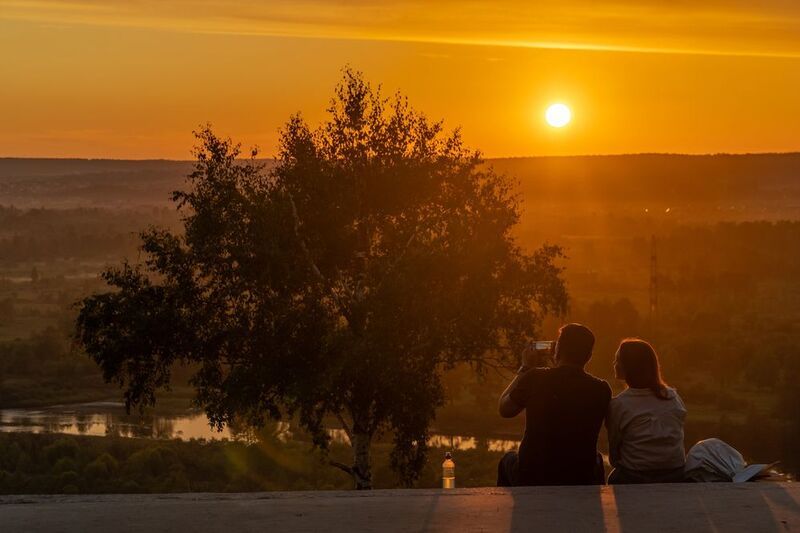 иркутск, закат, иркут Любуясь закатомphoto preview