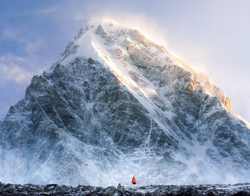 пумори, гималаи, эверест, непал, горы Пумори фото превью