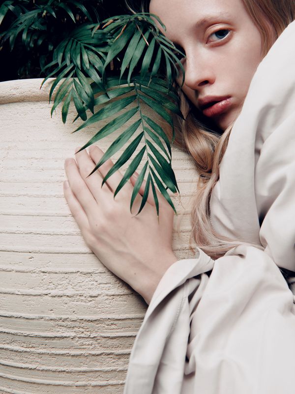 портрет, девушка, утро, оранжерея photo preview