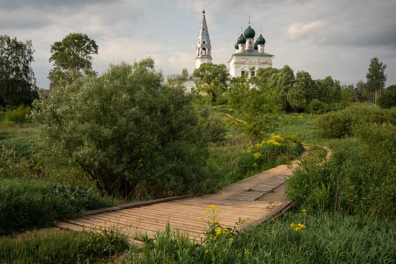 золотое кольцо, русский, пейзаж, пастораль, ивановское, москва Летний зной фото превью