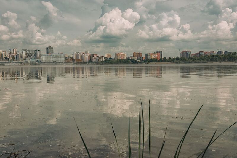 Новосибирск правый берег Обь Взгляд на правый берег Новосибирскаphoto preview