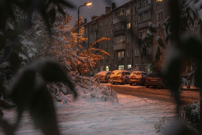 Встреча осени и зимы в октябре фото превью