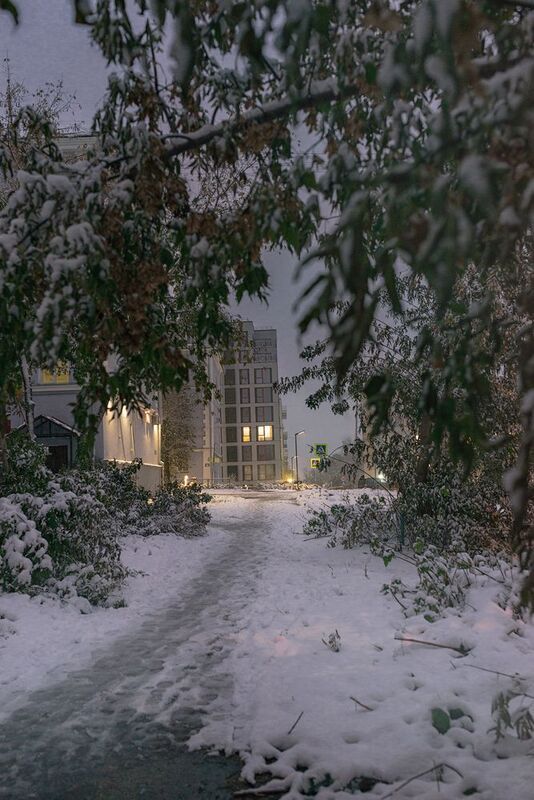 Встреча осени и зимы в октябре фото превью