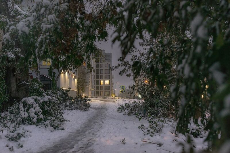 Встреча осени и зимы в октябре фото превью
