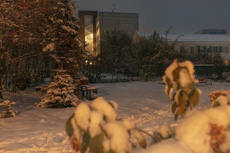 Встреча осени и зимы в октябре фото превью