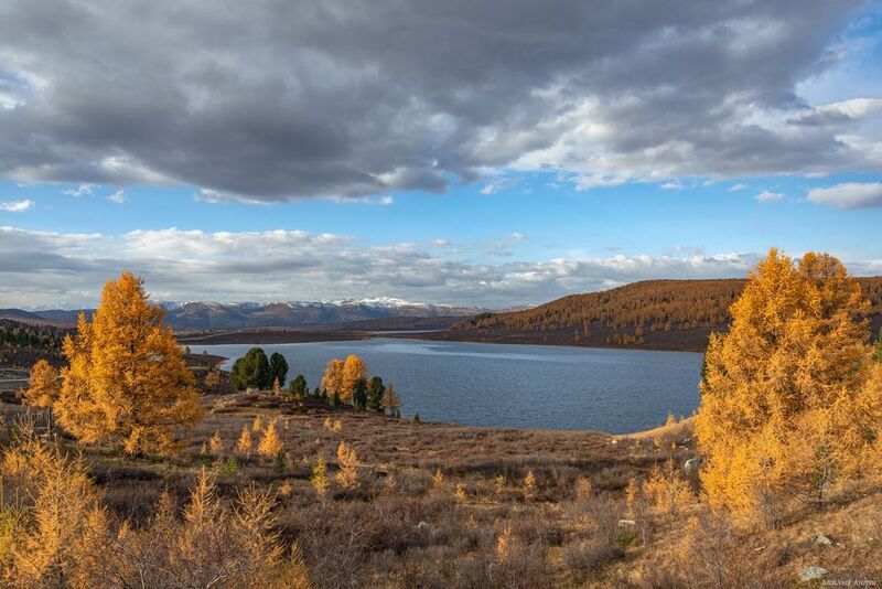горный алтай, алтай, золотая осень, озеро узункёль, природа, республика алтай Озеро Узункёльphoto preview