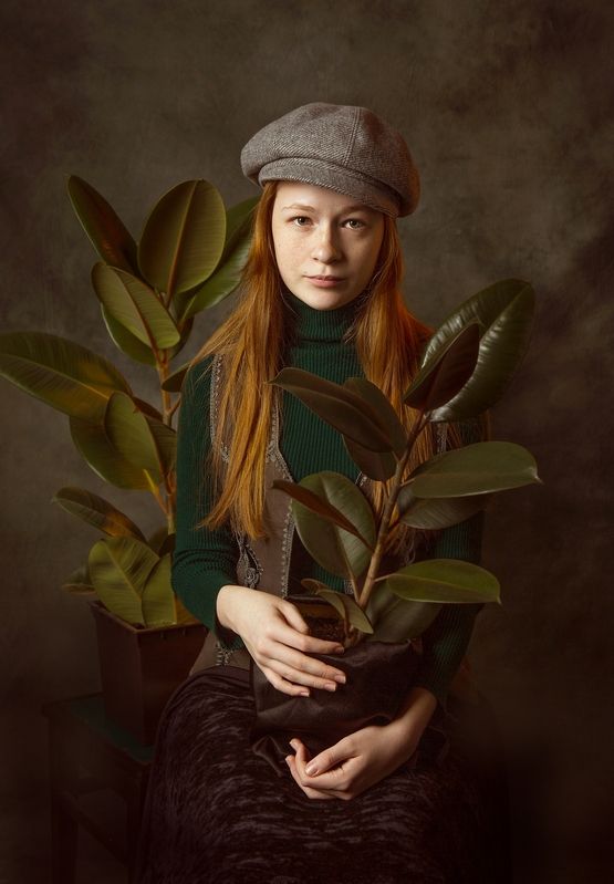 девочка, портрет, студия Детский портрет. Варвараphoto preview