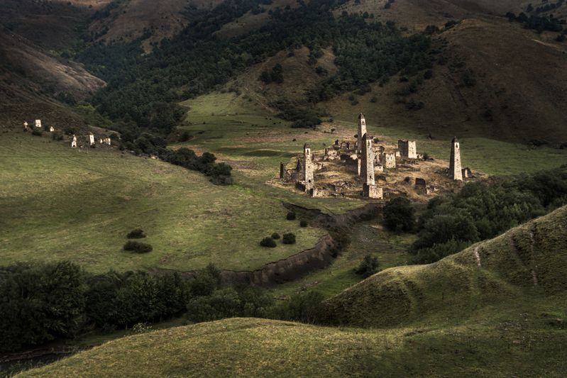 landscape, caucasus, mountines, ингушетия, пейзаж, горы, кавказ  фото превью