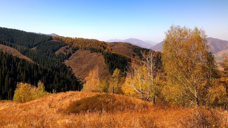 кыргызстан, чон-кемин Аккорды осениphoto preview